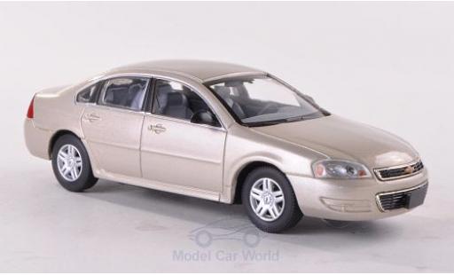 Diecast model cars Chevrolet Impala Sedan metallic beige 2011 1/43 American Heritage Models