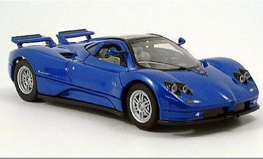 Diecast model cars Pagani Zonda C12 metallic blue 1/24 Motormax