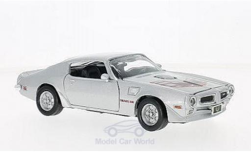 Diecast model cars Pontiac Firebird 1973 Trans Am grey/Dekor 1/24 Motormax