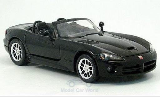 Diecast model cars Dodge Viper SRT 10 - black 2003 1/24 Welly