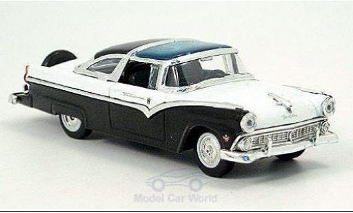 Diecast model cars Ford Crown Victoria white/black 1955 1/43 Yat Ming