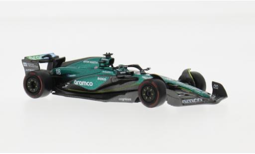 Diecast model cars Aston Martin AMR24 f1 4 GP Bahrain 2024 #18 L.Stroll 1/64 Mini GT