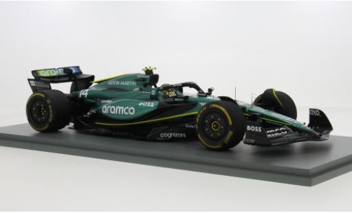 Diecast model cars Aston Martin AMR24 f1 4 GP Mexiko 2024 Aramco Team #14 F.Alonso 1/18 Spark