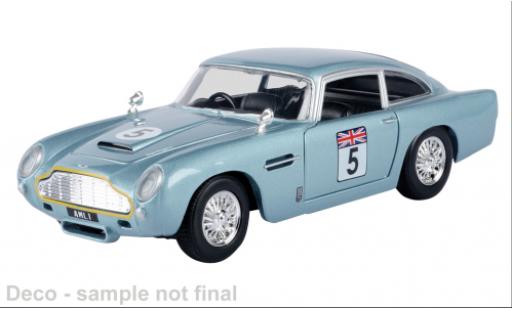 Diecast model cars Aston Martin DB5 saloon DB 5 blue 1/24 Motormax