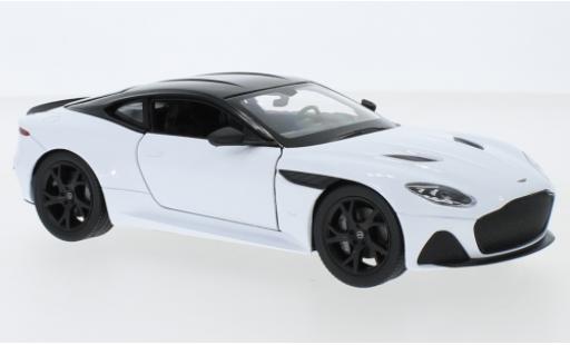Diecast model cars Aston Martin DBS superleggera Superlegge white 1/24 Welly