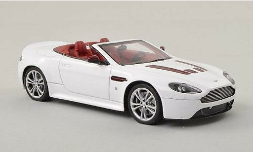 Aston Martin V12 Vantage roadster 1/43 Spark Vantage white LHD 2012 diecast model cars