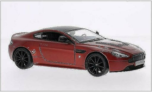 Aston Martin V12 Vantage s 1/24 Motormax Vantage metallic red/black diecast model cars