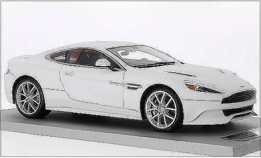 Aston Martin Vanquish coupe 1/18 Tecnomodel matt-white diecast model cars