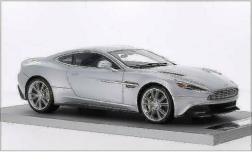 Aston Martin Vanquish coupe 1/18 Tecnomodel grey diecast model cars