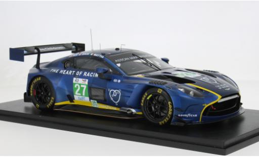 Diecast model cars Aston Martin Vantage lmgt3 AMR 24h Le Mans 2025 #27 I.James/M.Drudi 1/18 Spark