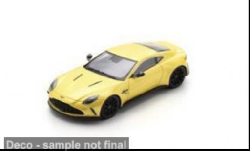 Diecast model cars Aston Martin Vantage coupe yellow 2025 1/43 Spark