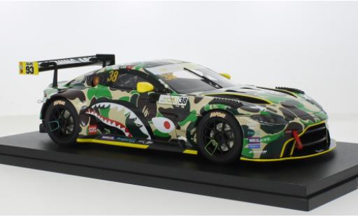 Diecast model cars Aston Martin Vantage gt3 green 1/18 Pop Race