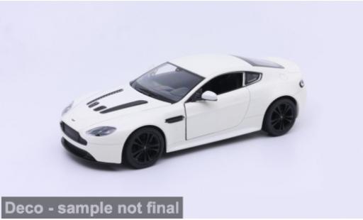 Diecast model cars Aston Martin Vantage coupe white 1/24 Welly