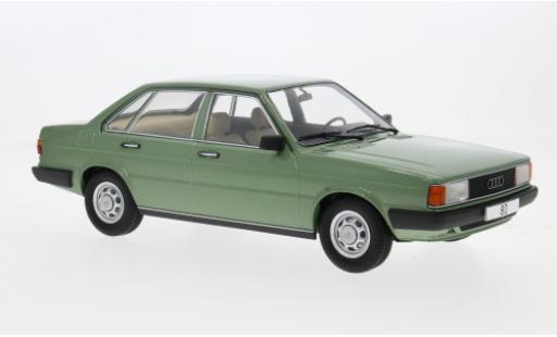 Diecast model cars Audi 80 berline (B2) green 1978 1/18 MCG