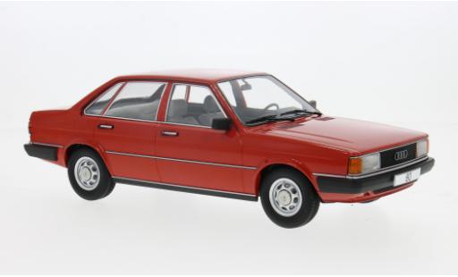 Diecast model cars Audi 80 berline (B2) red 1978 1/18 MCG