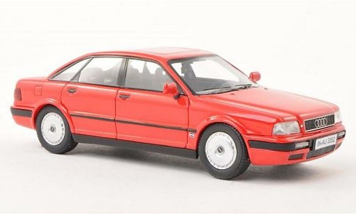 Audi 80 berline 1/43 Neo (B4) red 1992 diecast model cars