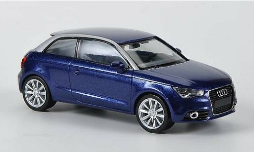 Audi A1 citadine 1/87 Herpa blue 2010 diecast model cars