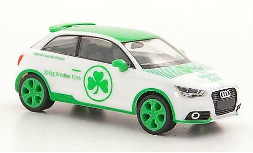 Audi A1 citadine 1/87 Herpa SpVgg Greuther Furth white/green diecast model cars