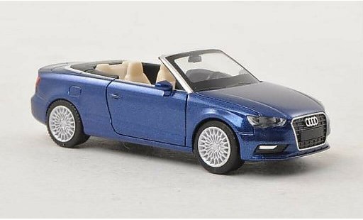 Audi A3 cabriolet 1/87 Herpa Convertible blue diecast model cars