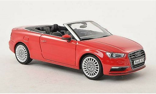 Audi A3 cabriolet 1/43 Herpa Convertible red diecast model cars