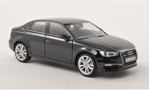 Audi A3 berline 1/43 Herpa Limousine black diecast model cars