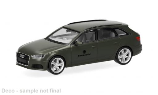 Diecast model cars Audi A4 avant BW Fuhrpark Military 1/87 Herpa