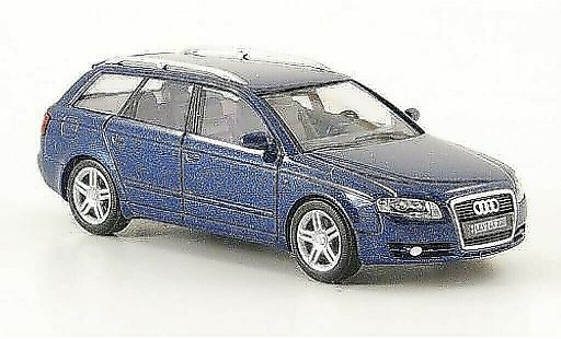 Audi A4 avant 1/87 Busch blue Facelift 2005 diecast model cars