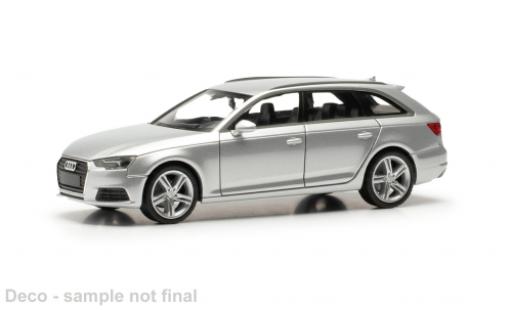 Diecast model cars Audi A4 avant silver 1/87 Herpa