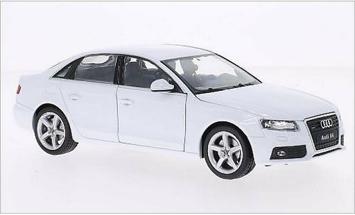 Audi A4 berline 1/24 Welly white 2009 diecast model cars