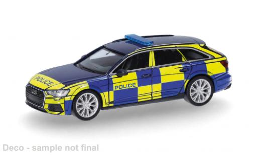 Diecast model cars Audi A6 police Avant West Midlands (GB) 1/87 Herpa