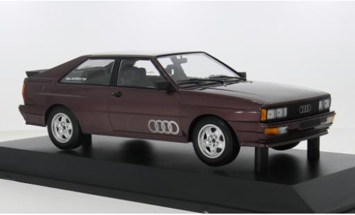 Diecast model cars Audi Quattro coupe brown 1/18 Minichamps