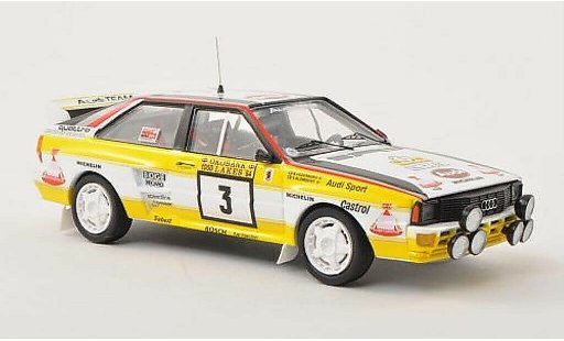 Audi Quattro rallye 1/43 Trofeu No.3 1000 Lakes Rally 1984 /B.Cederberg diecast model cars