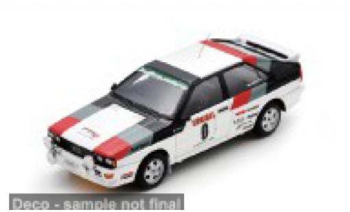 Diecast model cars Audi Quattro rallye Rally Algarve 1980 H.Mikkola/A.Hertz 1/43 Spark