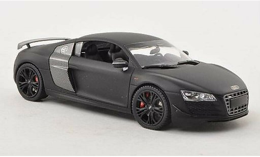 Audi R8 gt 1/43 Schuco matt-black/carbon diecast model cars