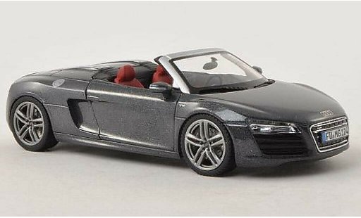 Audi R8 spyder 1/43 Schuco Facelift grey diecast model cars