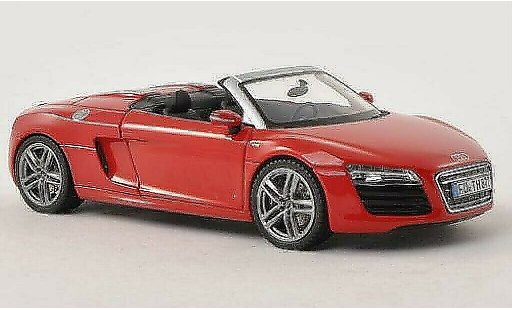 Audi R8 spyder 1/43 Schuco Facelift red diecast model cars