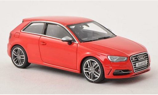 Audi S3 berline 1/43 Minichamps red 2013 diecast model cars