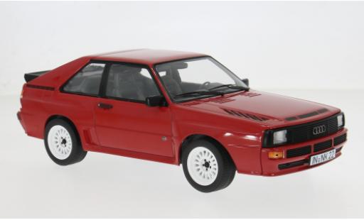 Diecast model cars Audi Sport Quattro coupe red 1985 1/18 Norev