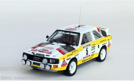 Diecast model cars Audi Sport Quattro coupe Tour de Corse 1985 #5 W.R&Atilde;&para;hrl/C.Geistd&Atilde;&para;rfer 1/43 Trofeu