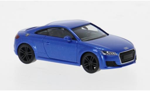 Diecast model cars Audi TT coupe blue 1/87 Herpa