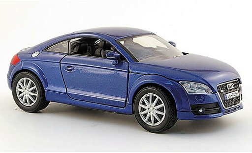 Audi TT coupe 1/24 Motormax blue 2006 diecast model cars