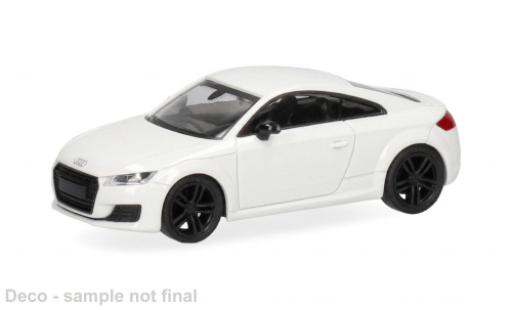 Diecast model cars Audi TT coupe white 1/87 Herpa