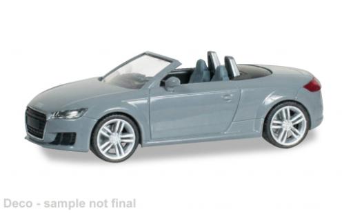 Diecast model cars Audi TT roadster grey 1/87 Herpa