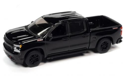 Diecast model cars Chevrolet Silverado pickup ZL1 LT Trail Boss black 2020 1/64 Auto World