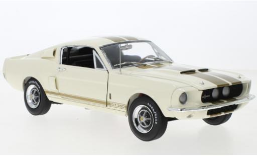 Diecast model cars Ford Mustang Shelby GT350 Ford Mustang -350 beige/Dekor 1967 1/18 Auto World