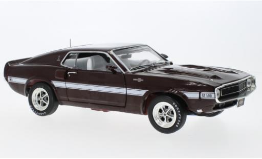 Diecast model cars Ford Mustang Shelby GT500 Ford Mustang red fonc&Atilde;&copy; 1969 1/18 Auto World