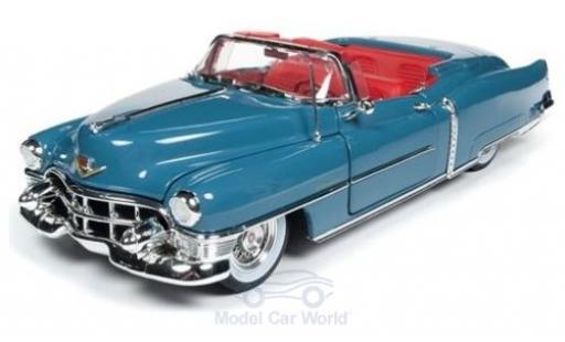 Diecast model cars Cadillac Eldorado Convertible blue 1953 1/18 Auto World