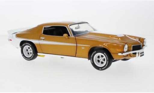 Diecast model cars Chevrolet Camaro tuning Baldwin Motion copper/white 1973 1/18 Auto World