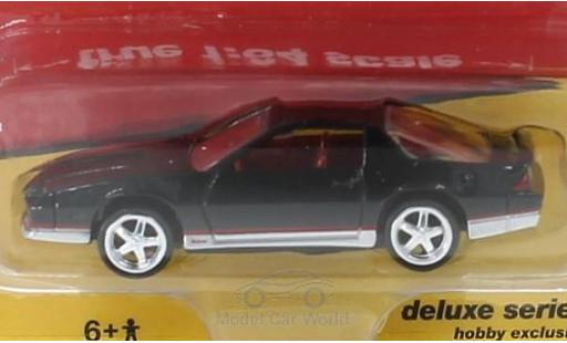 Diecast model cars Chevrolet Camaro Coupe black 1984 1/64 Auto World