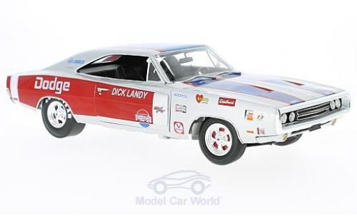 Diecast model cars Dodge Charger R/T 1970 D.Landry without Vitrine 1/18 Auto World